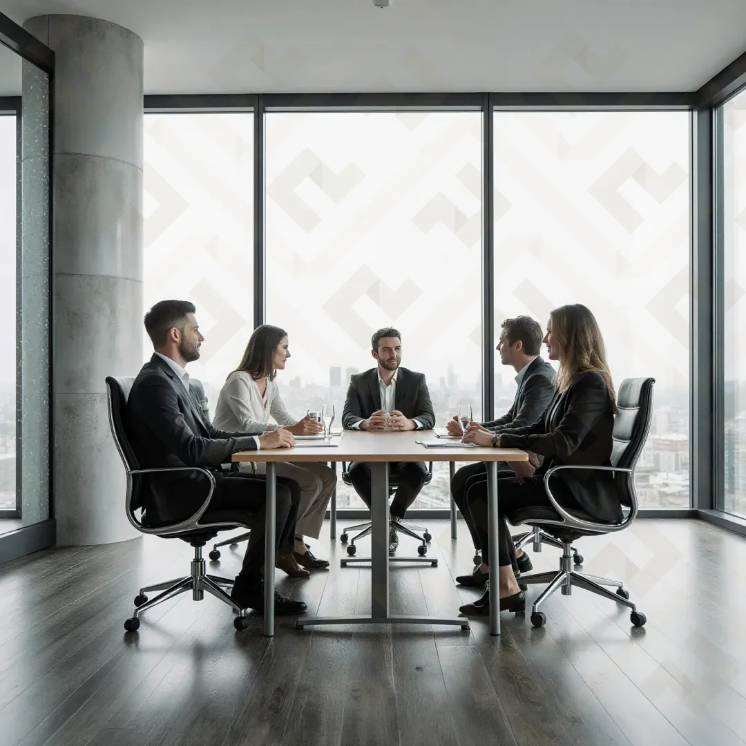 Equipe da Fonseca Porto em reunião de gestão condominial.